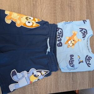 Bluey Kids' Blue and Orang Set